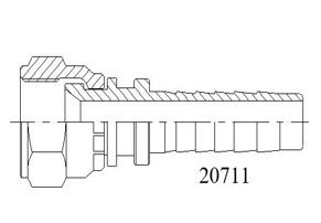 20711公制74 °內(nèi)錐面20711系列